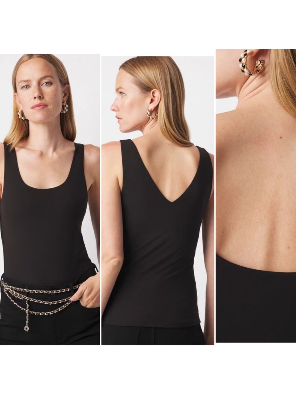 WHBM FORME™ All Ways Stretch Dual Neck Tank